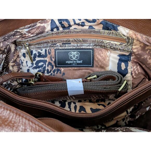 NEW Sharif Brocade Carpetbag  Satchel Shoulder Tote Travel Bag EXTRA Large - Picture 7 of 12